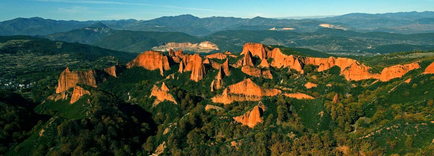 Paisaje de Las Médulas en El Bierzo